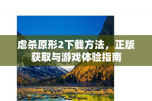正版获取与游戏体验指南图片