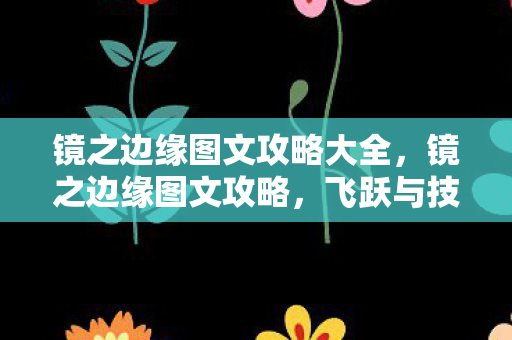镜之边缘图文攻略大全，镜之边缘图文攻略，飞跃与技巧的全面解析