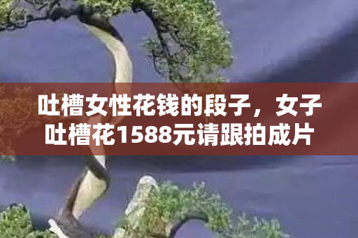 女子吐槽花1588元请跟拍成片太草率图片