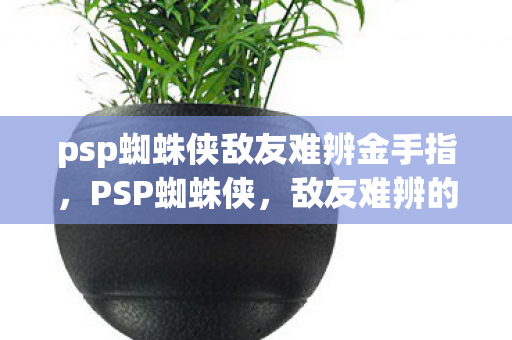 psp蜘蛛侠敌友难辨金手指图片