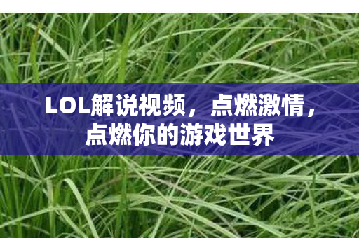 点燃你的游戏世界图片