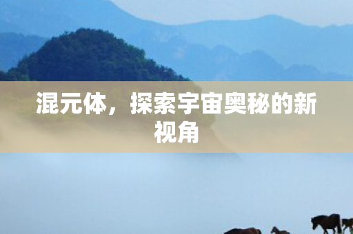 混元体，探索宇宙奥秘的新视角