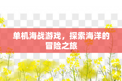 单机海战游戏，探索海洋的冒险之旅