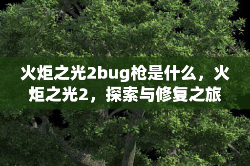 火炬之光2bug枪是什么图片