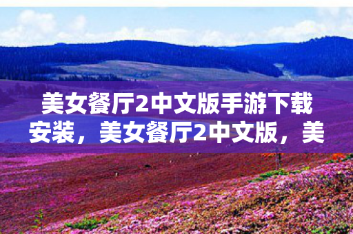 美女餐厅2中文版手游下载安装，美女餐厅2中文版，美食与美女的双重盛宴