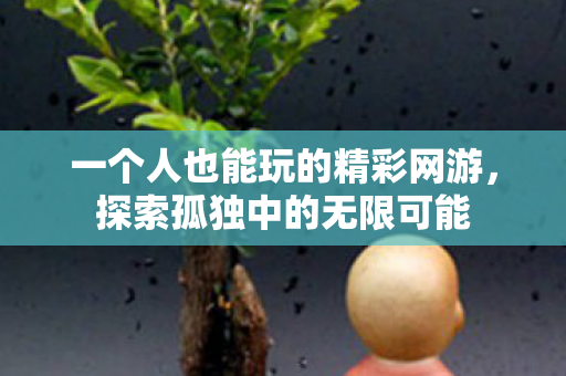 一个人也能玩的精彩网游，探索孤独中的无限可能