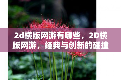 2d横版网游有哪些，2D横版网游，经典与创新的碰撞