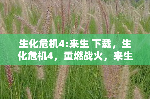 生化危机4:来生 下载，生化危机4，重燃战火，来生等你来战