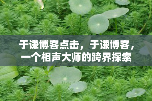 于谦博客点击，于谦博客，一个相声大师的跨界探索