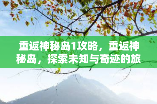 重返神秘岛1攻略，重返神秘岛，探索未知与奇迹的旅程