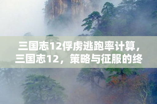 三国志12俘虏逃跑率计算，三国志12，策略与征服的终极篇章