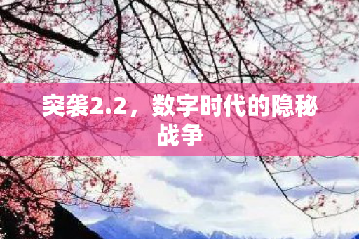 突袭2.2,数字时代的隐秘战争 突袭2.2,数字时代的隐秘战争