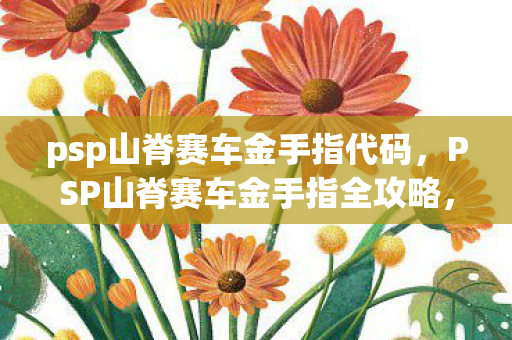 psp山脊赛车金手指代码，PSP山脊赛车金手指全攻略，速度与激情的无限可能