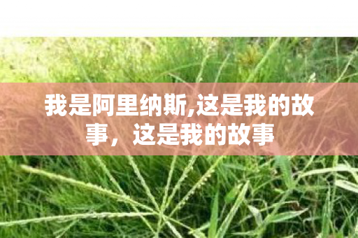 我是阿里纳斯,这是我的故事，这是我的故事