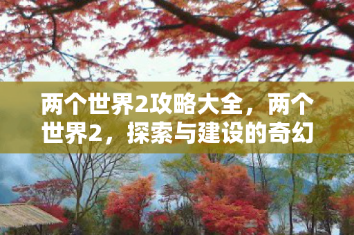 两个世界2攻略大全，两个世界2，探索与建设的奇幻之旅