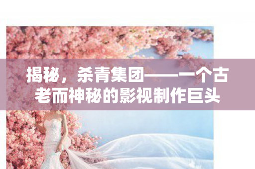 揭秘,杀青集团——一个古老而神秘的影视制作巨头 揭秘,杀青集团——一个古老而神秘的影视制作巨头