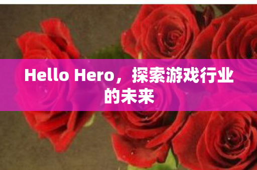 Hello Hero，探索游戏行业的未来