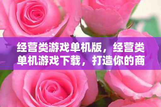 经营类游戏单机版，经营类单机游戏下载，打造你的商业帝国