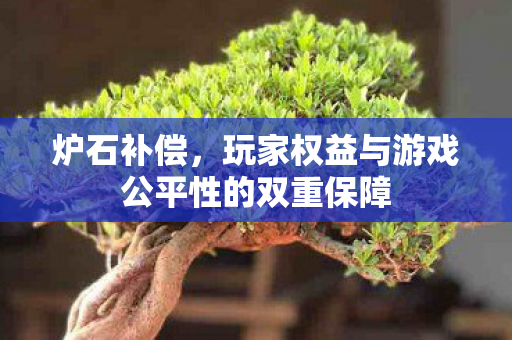 炉石补偿，玩家权益与游戏公平性的双重保障