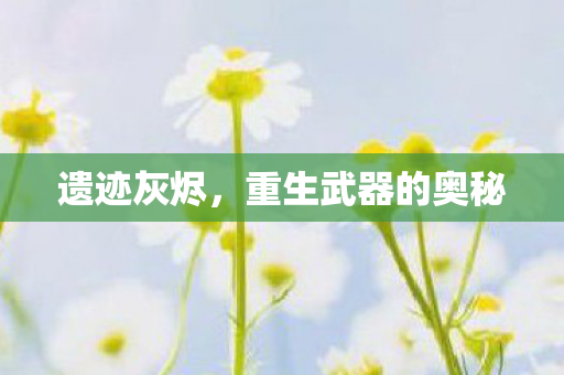 遗迹灰烬，重生武器的奥秘