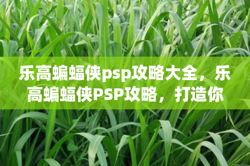 乐高蝙蝠侠psp攻略大全,乐高蝙蝠侠PSP攻略,打造你的超级英雄之旅 乐高蝙蝠侠psp攻略大全,乐高蝙蝠侠PSP攻略,打造你的超级英雄之旅