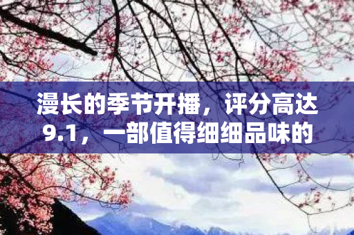 漫长的季节开播，评分高达9.1，一部值得细细品味的家庭伦理剧