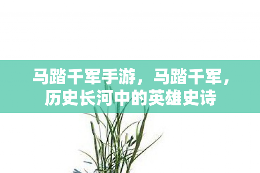 马踏千军手游,马踏千军,历史长河中的英雄史诗 马踏千军手游,马踏千军,历史长河中的英雄史诗