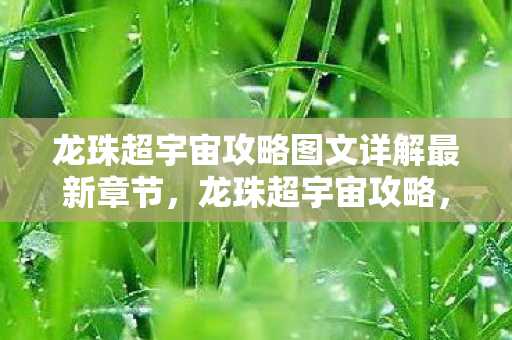 龙珠超宇宙攻略图文详解最新章节，龙珠超宇宙攻略，成为宇宙最强的战士