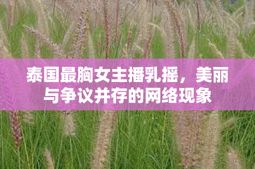 泰国最胸女主播乳摇，美丽与争议并存的网络现象