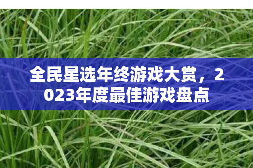 2023年度最佳游戏盘点图片