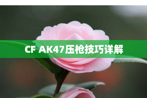 CF AK47压枪技巧详解