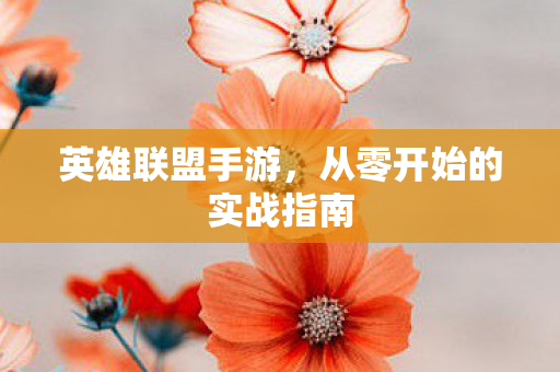 英雄联盟手游，从零开始的实战指南