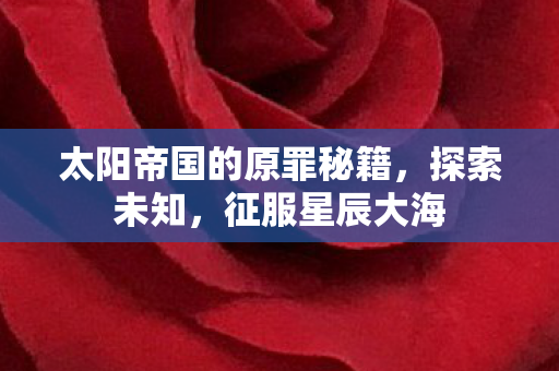 太阳帝国的原罪秘籍图片