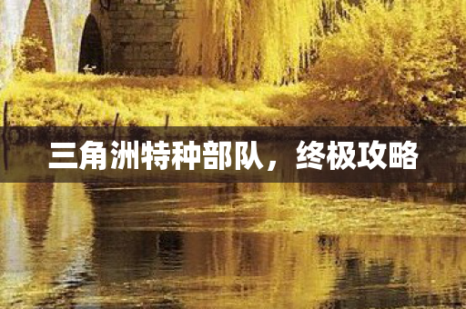 三角洲特种部队，终极攻略