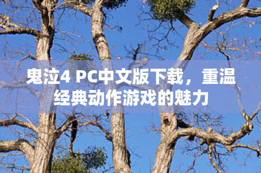 鬼泣4 PC中文版下载，重温经典动作游戏的魅力
