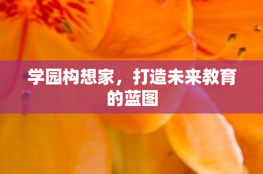 学园构想家，打造未来教育的蓝图