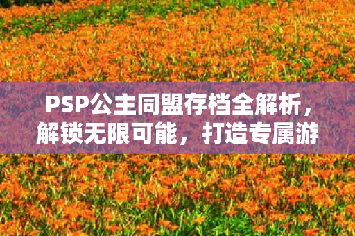 PSP公主同盟存档全解析，解锁无限可能，打造专属游戏世界