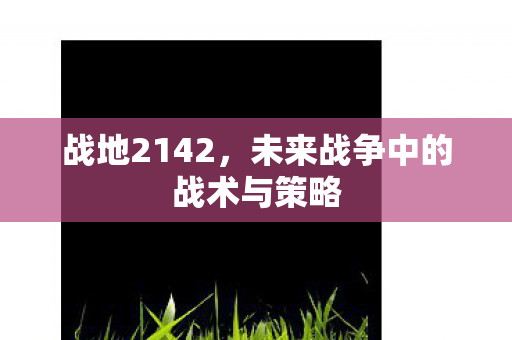 战地2142,未来战争中的战术与策略 战地2142,未来战争中的战术与策略