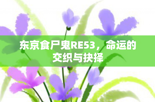 东京食尸鬼RE53，命运的交织与抉择