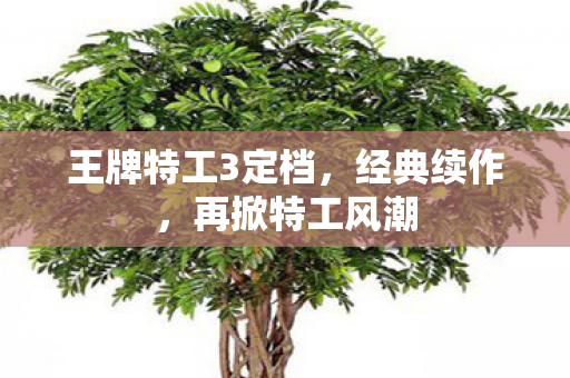 王牌特工3定档，经典续作，再掀特工风潮