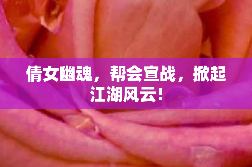 倩女幽魂，帮会宣战，掀起江湖风云！