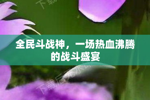 全民斗战神，一场热血沸腾的战斗盛宴