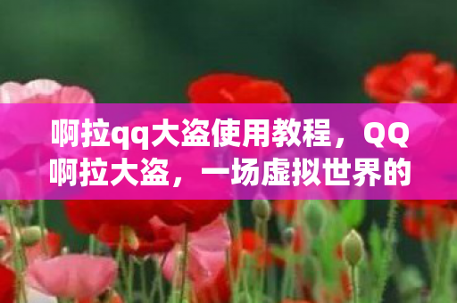 啊拉qq大盗使用教程，QQ啊拉大盗，一场虚拟世界的冒险之旅