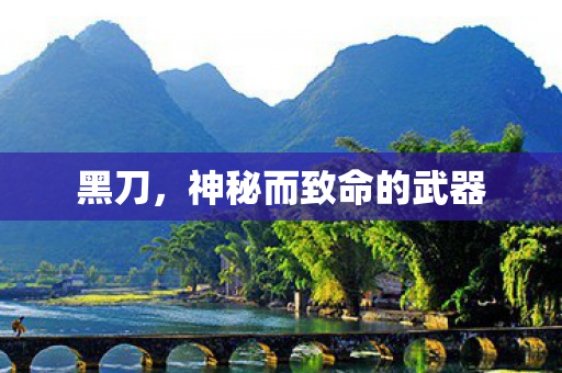 黑刀，神秘而致命的武器