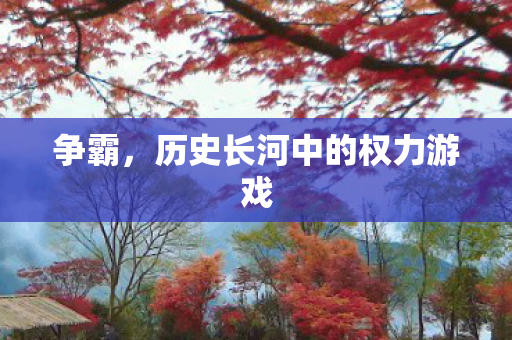 争霸，历史长河中的权力游戏
