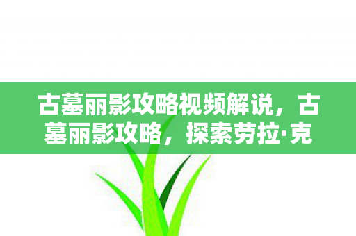 古墓丽影攻略视频解说,古墓丽影攻略,探索劳拉·克劳馥的传奇之旅 古墓丽影攻略视频解说,古墓丽影攻略,探索劳拉·克劳馥的传奇之旅