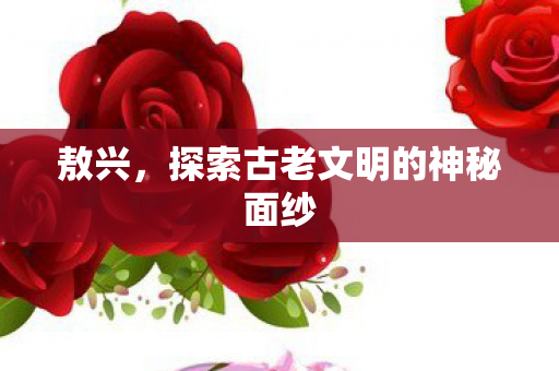 敖兴，探索古老文明的神秘面纱