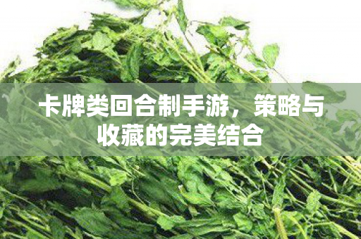 卡牌类回合制手游，策略与收藏的完美结合