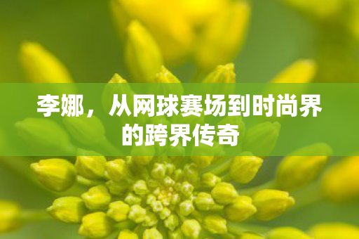 李娜，从网球赛场到时尚界的跨界传奇
