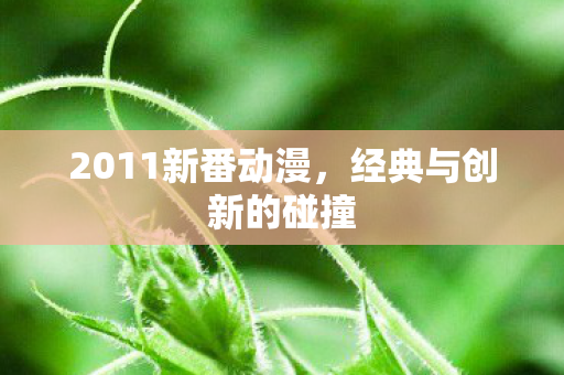 2011新番动漫，经典与创新的碰撞